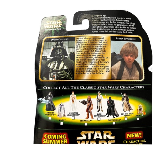 Star Wars Darth Vader Power of the Force Light Saber Unopened Box Flashback - Picture 3 of 4